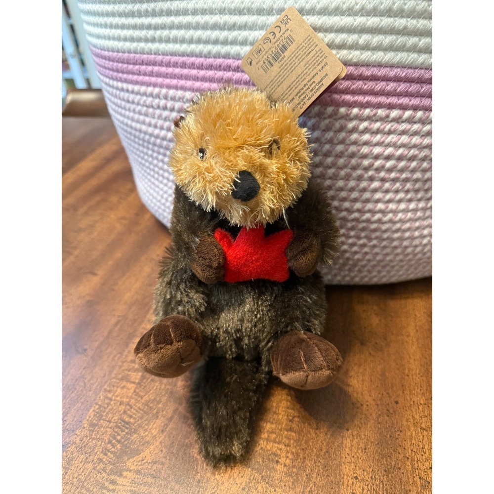 Bass Pro Shops Eco Sea Otter Plush NWT Brown Recycled Stuffed Animal NEW